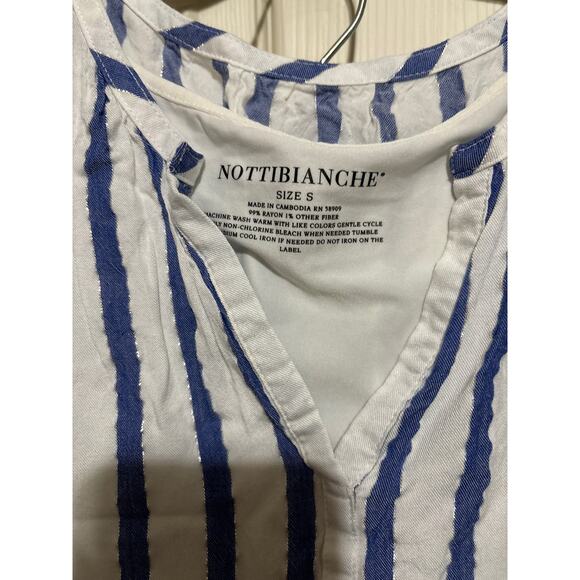 Nottibianche Set Boxer Short Striped S Pajama Notti Bianche - Picture 2 of 3